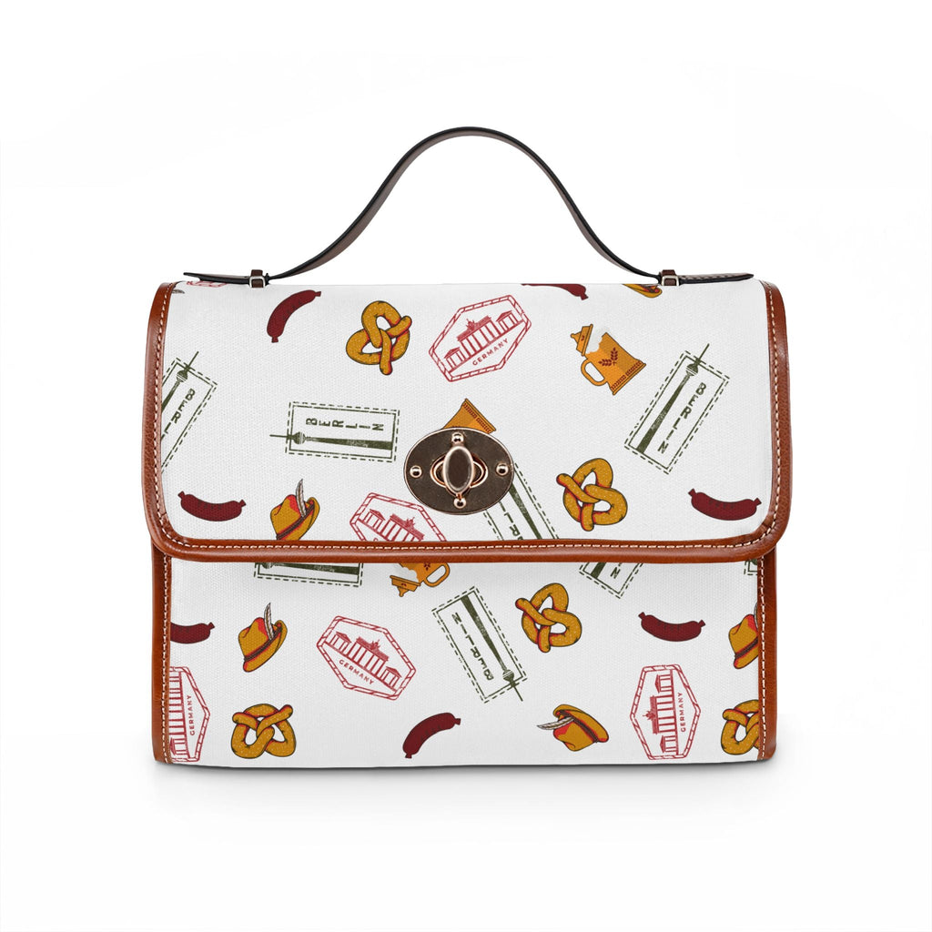 German goodies Berlin Icons Waterproof Canvas Bag, Travel Market Tote Bags La Vie Bien German goodies Berlin Icons Waterproof Canvas Bag, Travel Market Tote