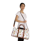 German goodies Waterproof Travel Bag, Oktoberfest Pretzel and Sausage Pattern Weekender Bags La Vie Bien German goodies Waterproof Travel Bag, Oktoberfest Pretzel and Sausage Pattern Weekender