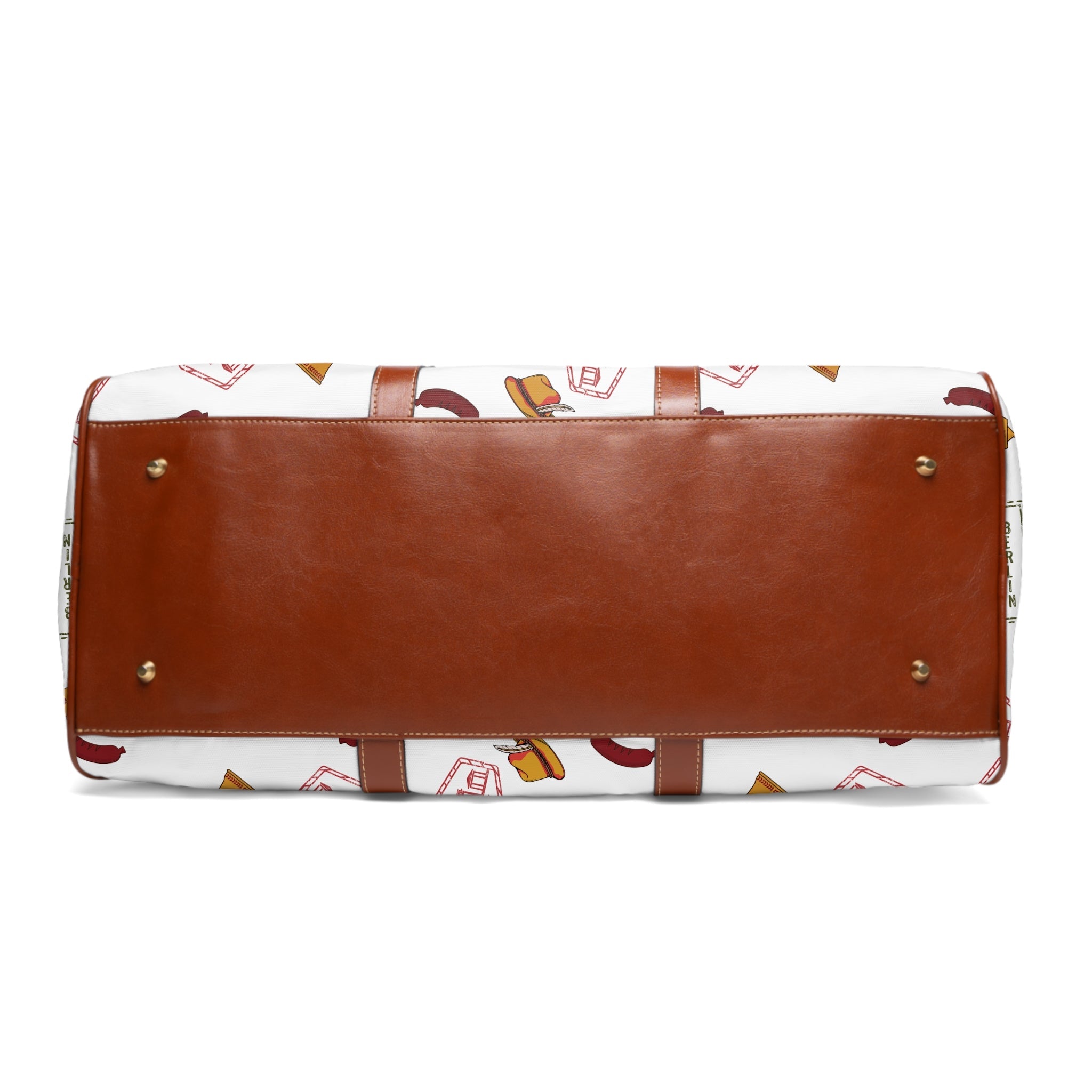 German goodies Waterproof Travel Bag, Oktoberfest Pretzel and Sausage Pattern Weekender Bags La Vie Bien German goodies Waterproof Travel Bag, Oktoberfest Pretzel and Sausage Pattern Weekender