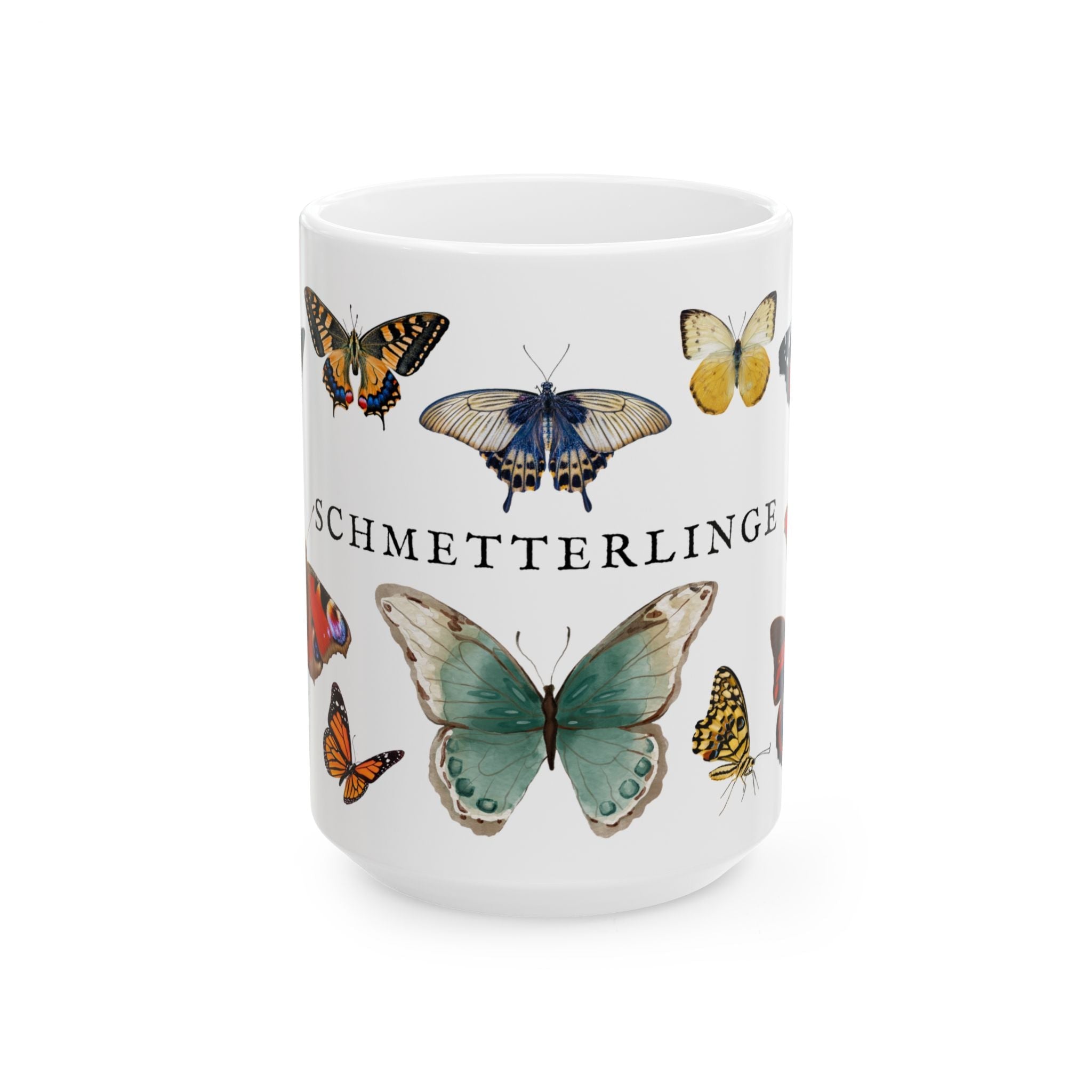 German Schmetterlinge vintage Butterfly Species Ceramic Mug — Vintage style Illustration (11oz & 15oz) Mug La Vie Bien German Schmetterlinge vintage Butterfly Species Ceramic Mug — Vintage style Illustration (11oz & 15oz)