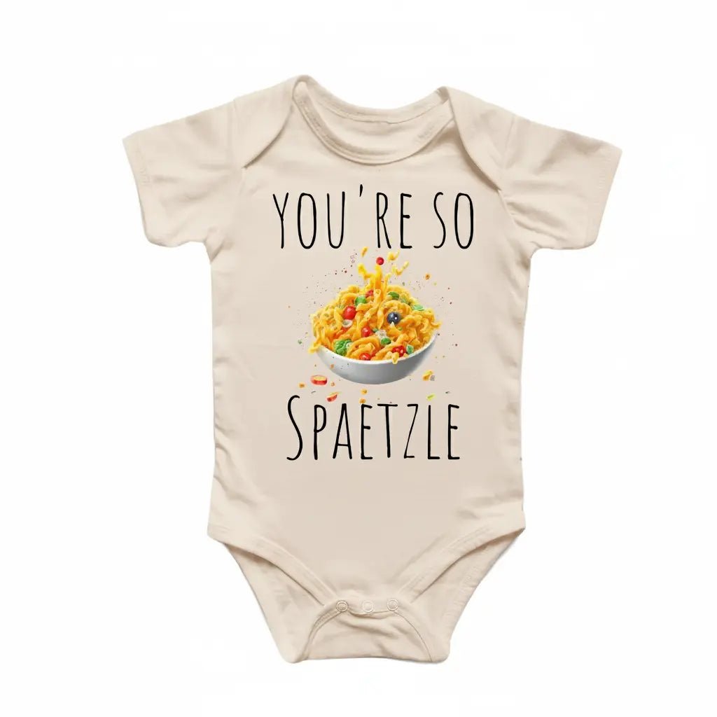 German Spaetzle Newborn Baby Onesie® Bodysuit GS1 Baby Onesie La Vie Bien German Spaetzle Newborn Baby Onesie® Bodysuit GS1