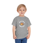Gesunden Appetit Toddler Tee shirt with Cheeseburger by Printify
