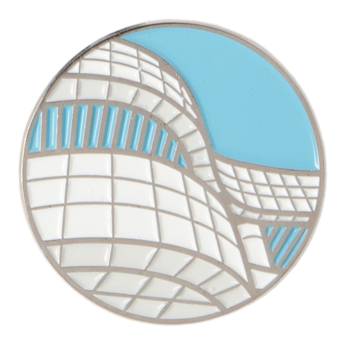 Getty Curve Enamel Pin JEWELRY La Vie Bien Getty Curve Enamel Pin
