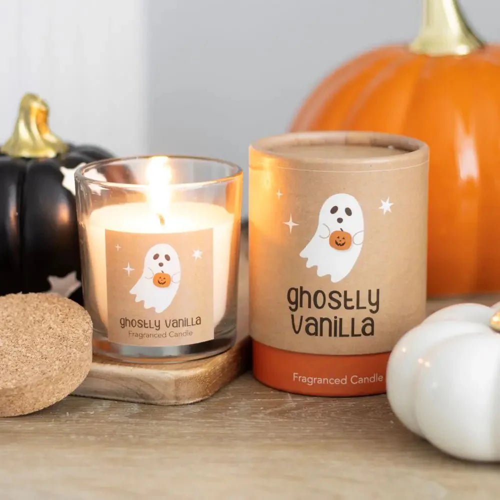 Ghostly Vanilla Halloween Candle La Vie Bien Ghostly Vanilla Halloween Candle