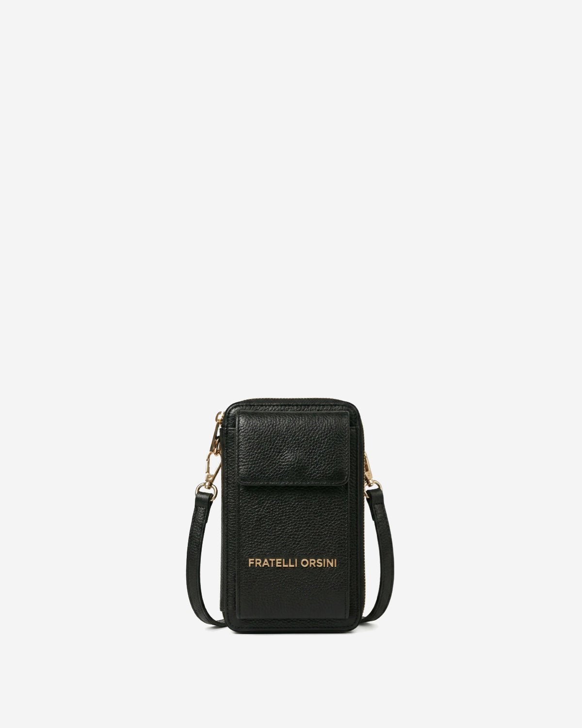 Giada (black) - Italian women's crossbody phone wallet with shoulder strap wallets La Vie Bien Giada (black) - Italian women's crossbody phone wallet with shoulder strap