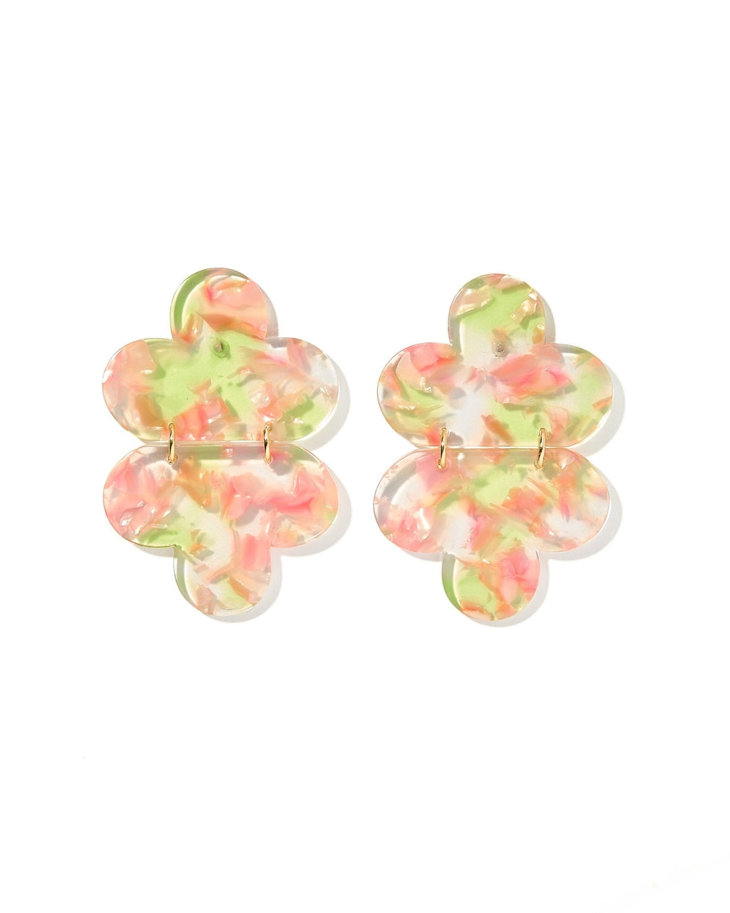 Gianna Statement Earrings - Cherry Blossom