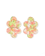 Gianna Statement Earrings - Cherry Blossom