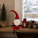 Giant Sitting Santa Gnome Holiday La Vie Bien Giant Sitting Santa Gnome