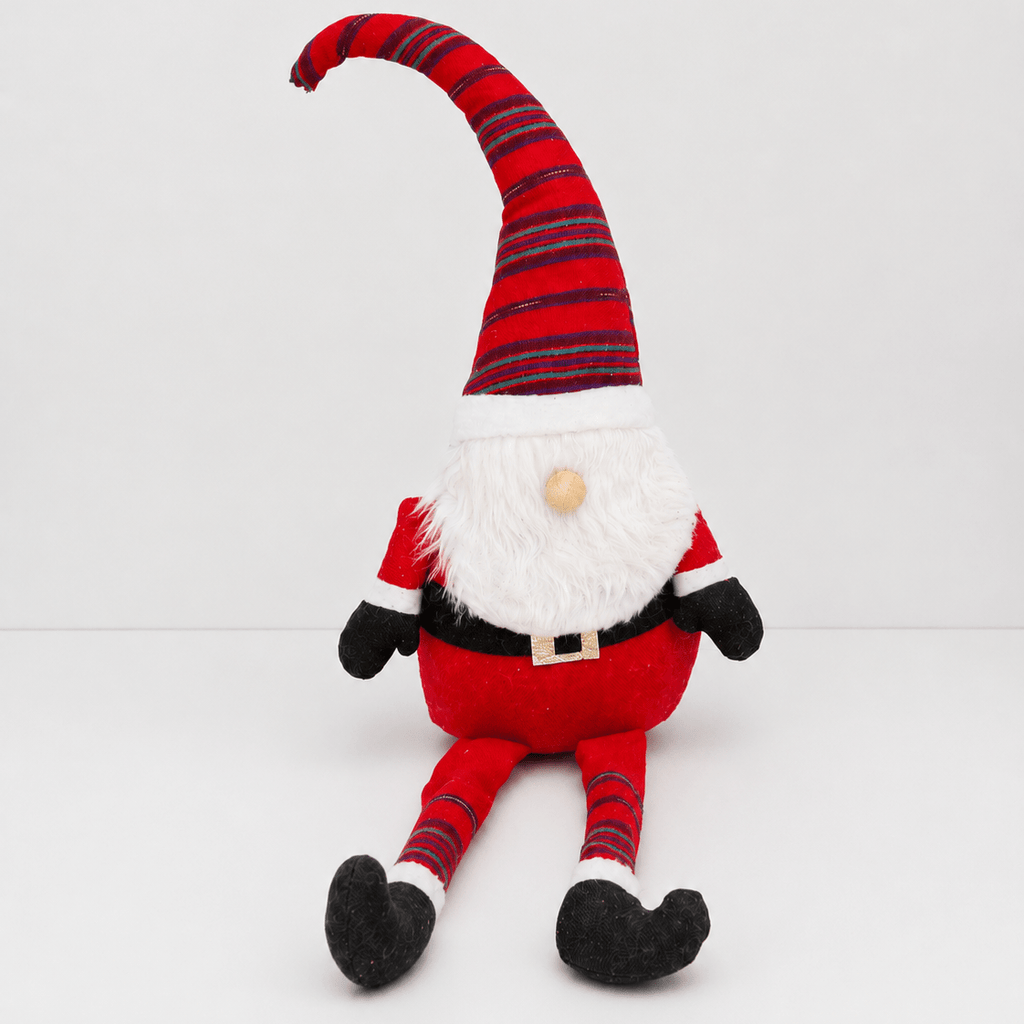 Giant Sitting Santa Gnome Holiday La Vie Bien Giant Sitting Santa Gnome