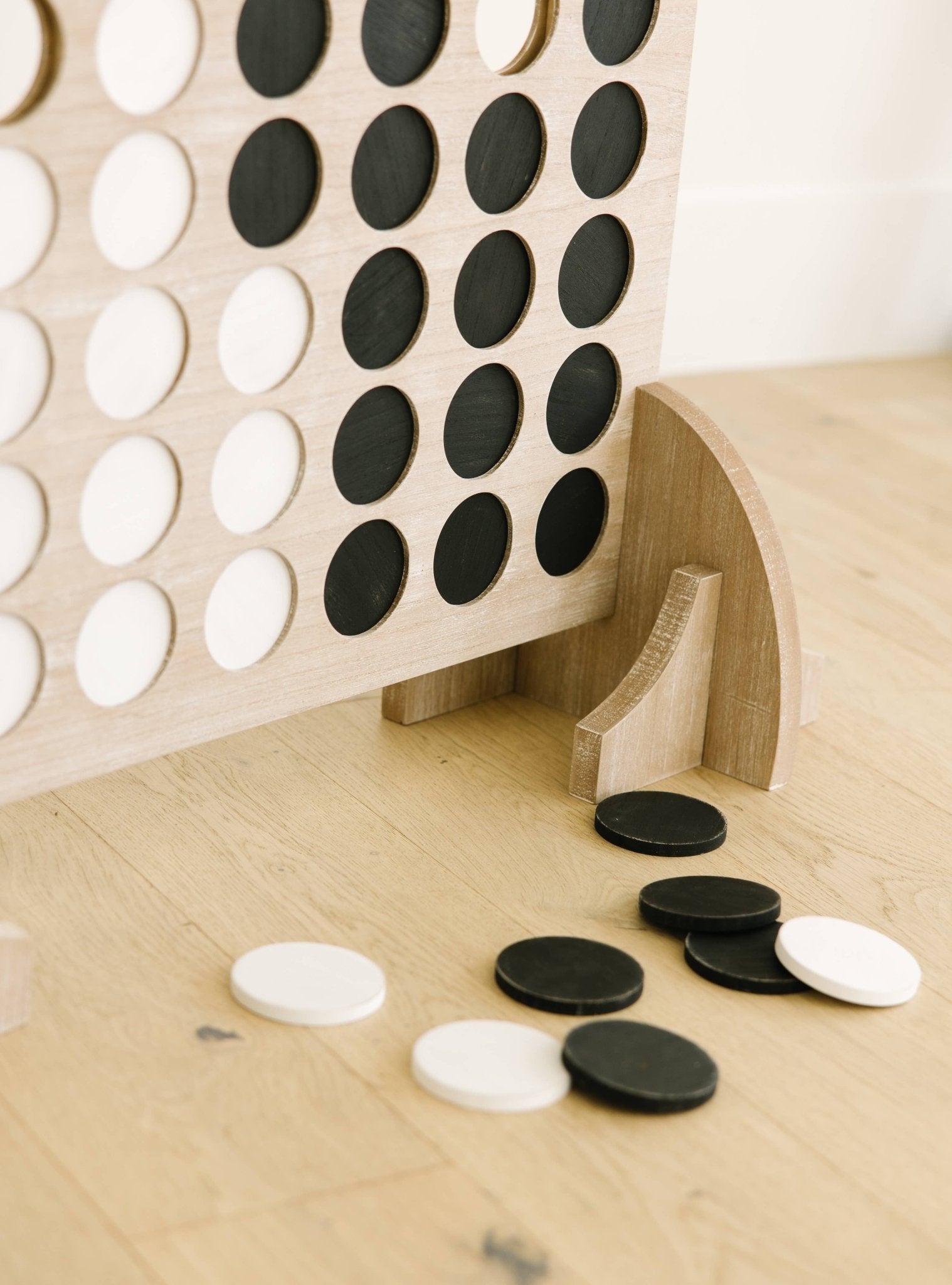 Giant Wooden Connect 4 Game – Family Game Set La Vie Bien Giant Wooden Connect 4 Game – Family Game Set