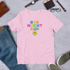 Gib nicht auf (don't give up) German happy face Unisex t-shirt, bright colorful print T-Shirt La Vie Bien Gib nicht auf (don't give up) German happy face Unisex t-shirt, bright colorful print