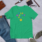 Gib nicht auf (don't give up) German happy face Unisex t-shirt, bright colorful print T-Shirt La Vie Bien Gib nicht auf (don't give up) German happy face Unisex t-shirt, bright colorful print
