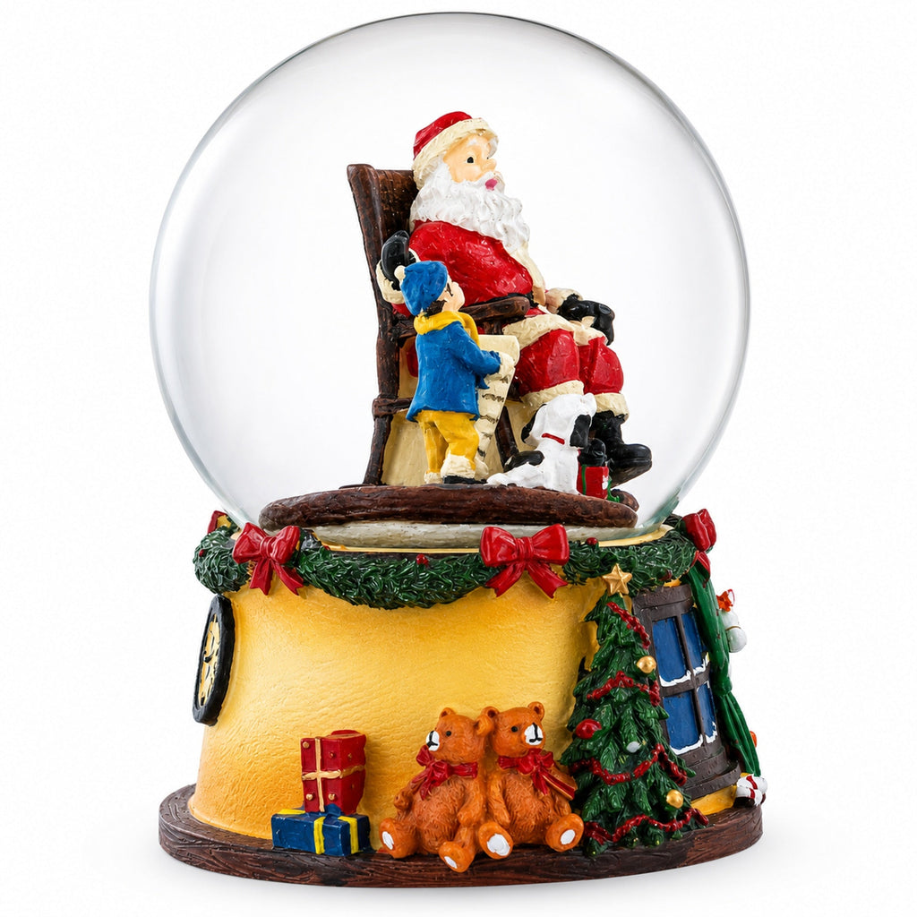 Gift List for Santa Musical Water Snow Globe Snow Globes > Santa La Vie Bien Gift List for Santa Musical Water Snow Globe