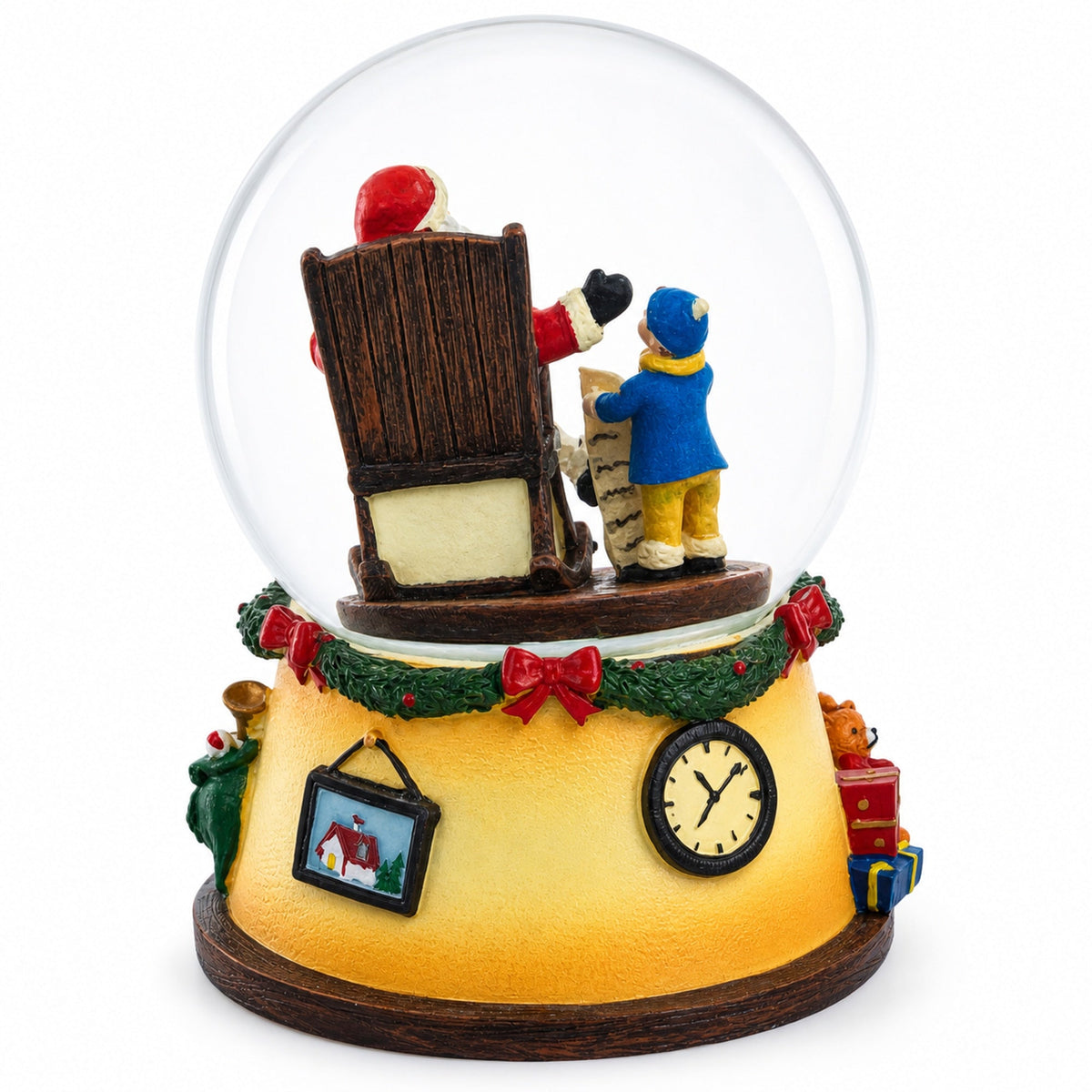 Gift List for Santa Musical Water Snow Globe Snow Globes > Santa La Vie Bien Gift List for Santa Musical Water Snow Globe