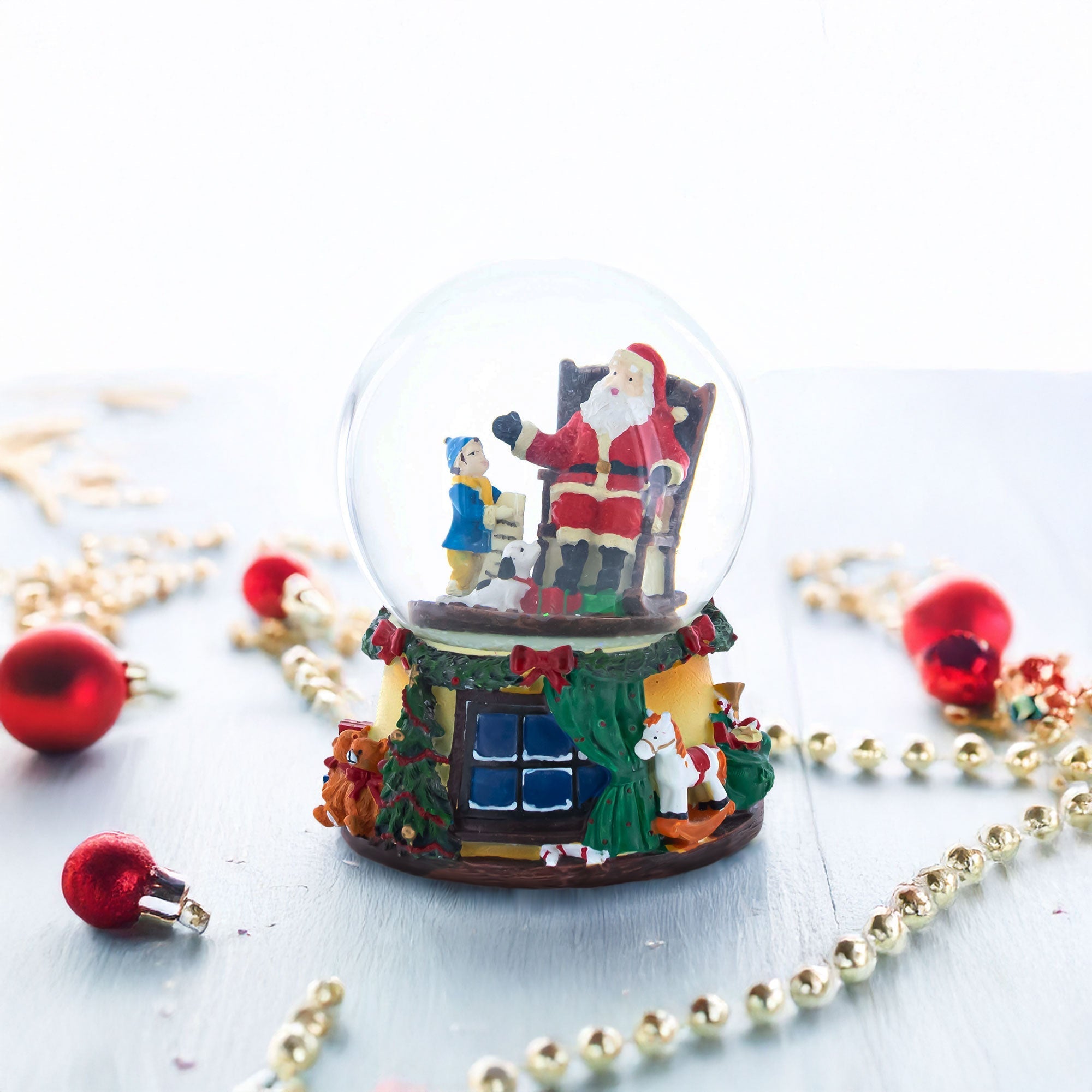 Gift List for Santa Musical Water Snow Globe Snow Globes > Santa La Vie Bien Gift List for Santa Musical Water Snow Globe