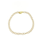 Gigi gold charm bracelet by Alegria Accessories Inc