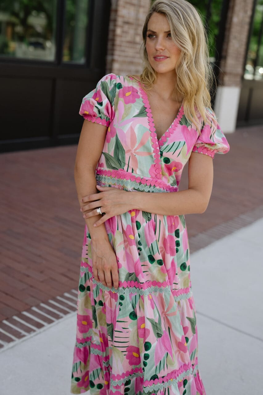 Gigi Midi - Frosted Pink