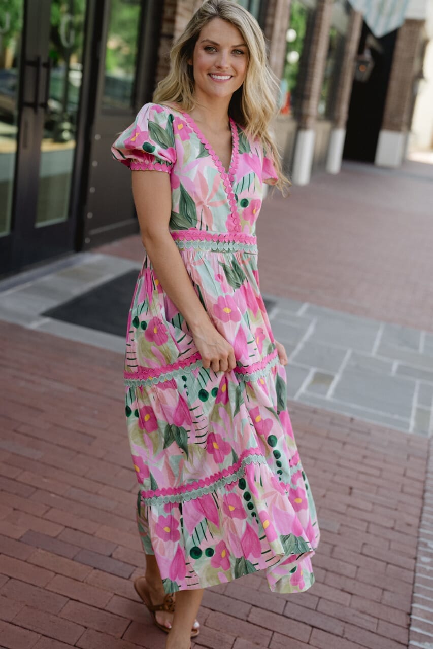 Gigi Midi - Frosted Pink