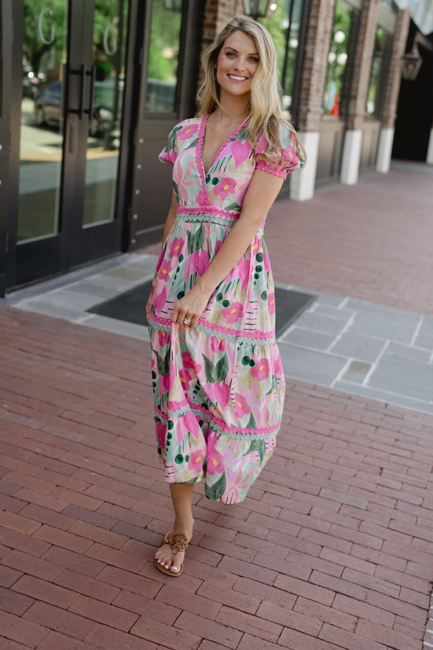 Gigi Midi - Frosted Pink