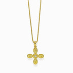 Gilded Glory Cross Necklace Necklace La Vie Bien Gilded Glory Cross Necklace