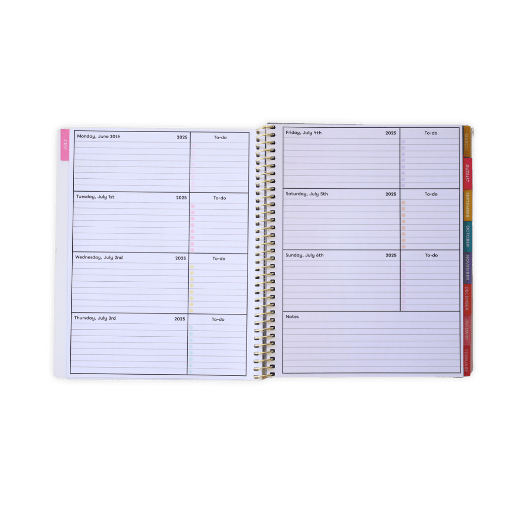 Gimme Multicolor Stripes - Weekly Everyone™ Planner by BERTEAU & Co.