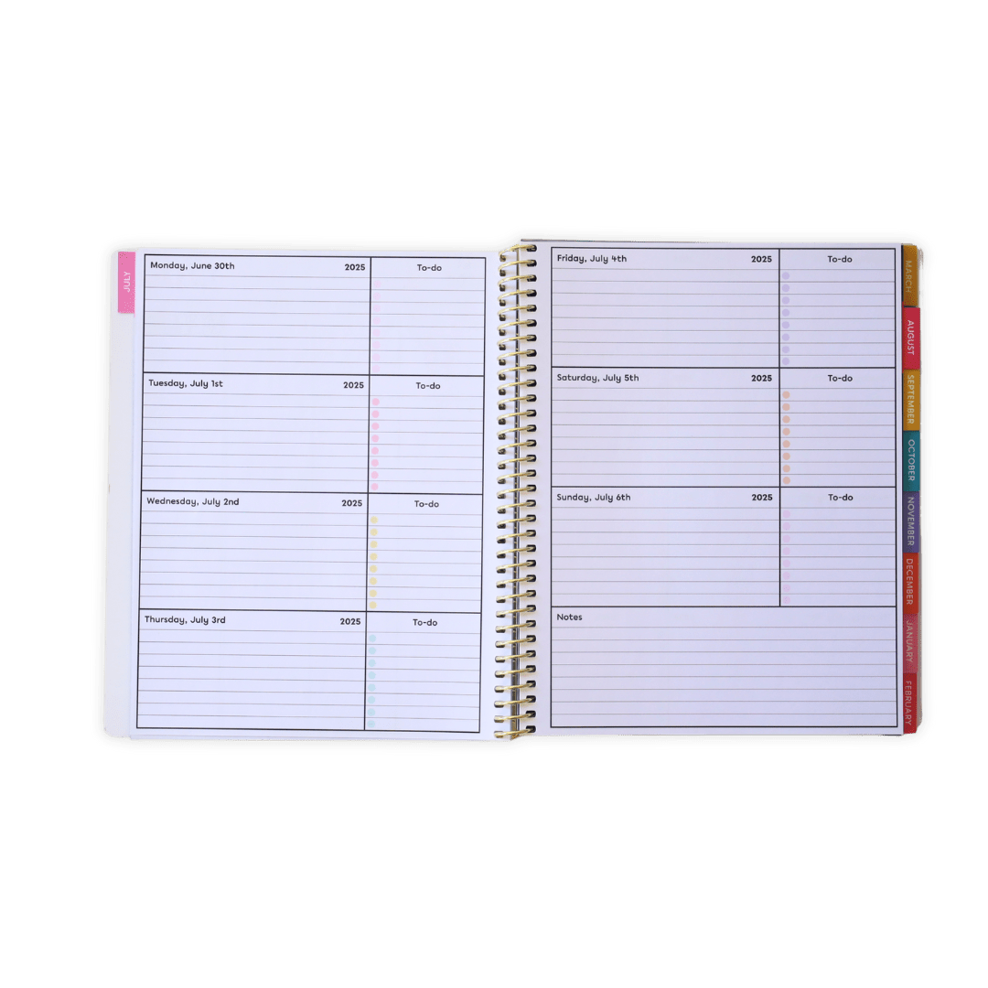Gimme Multicolor Stripes - Weekly Everyone™ Planner by BERTEAU & Co.