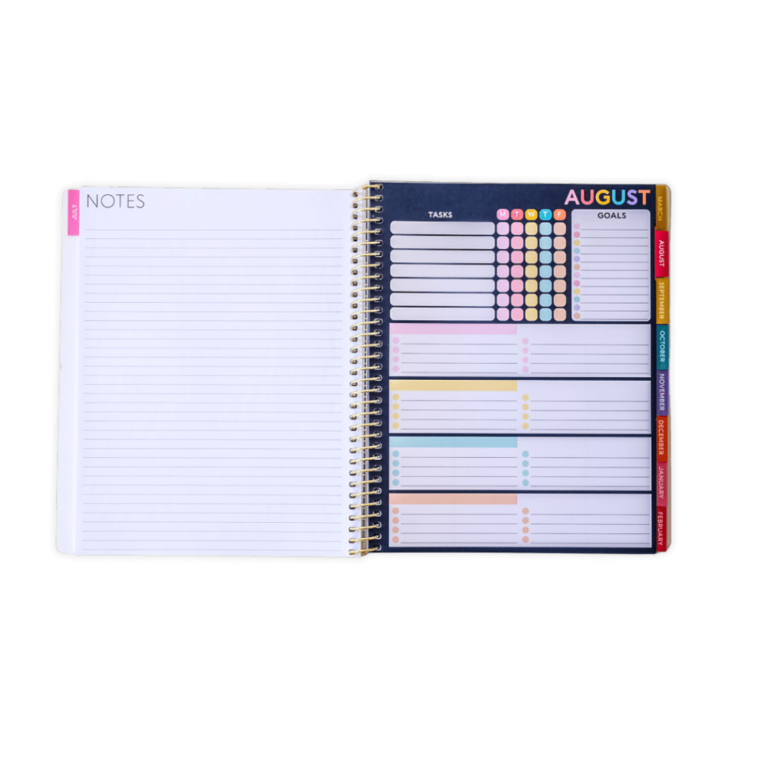 Gimme Multicolor Stripes - Weekly Everyone™ Planner by BERTEAU & Co.