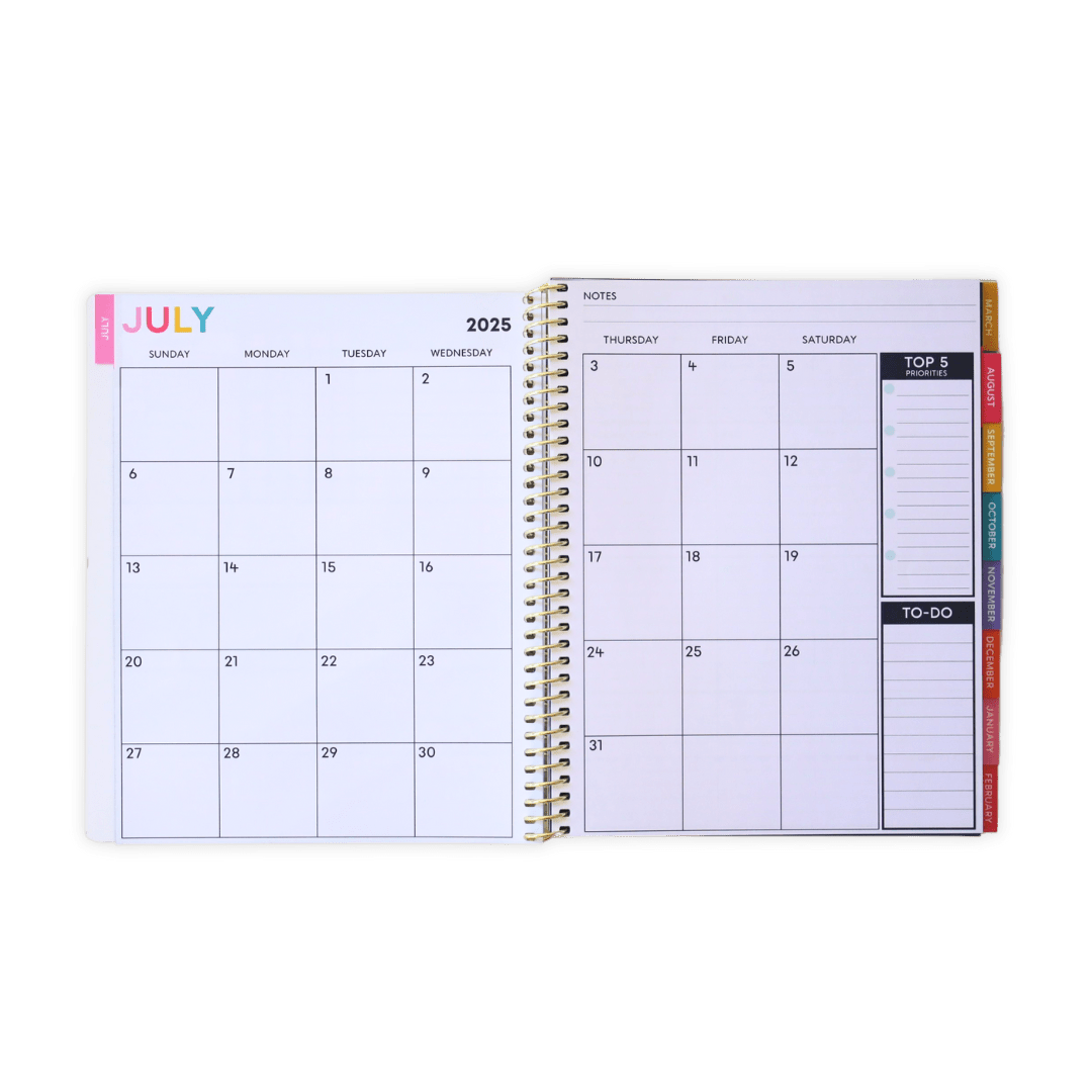 Gimme Multicolor Stripes - Weekly Everyone™ Planner by BERTEAU & Co.