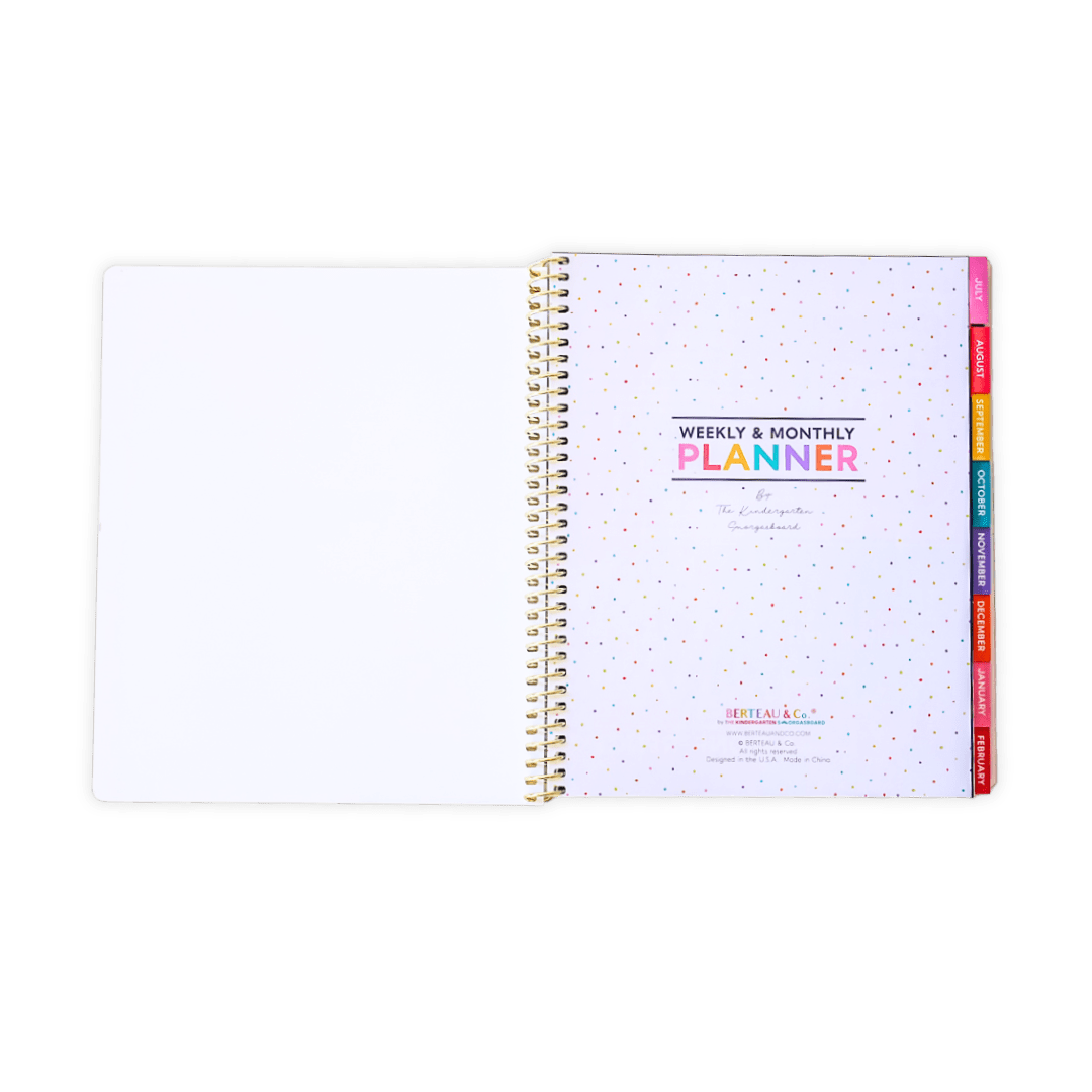 Gimme Multicolor Stripes - Weekly Everyone™ Planner by BERTEAU & Co.