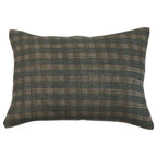 Gina Linen Block Print Throw Pillow Cover, Sand by White Cliff Studio