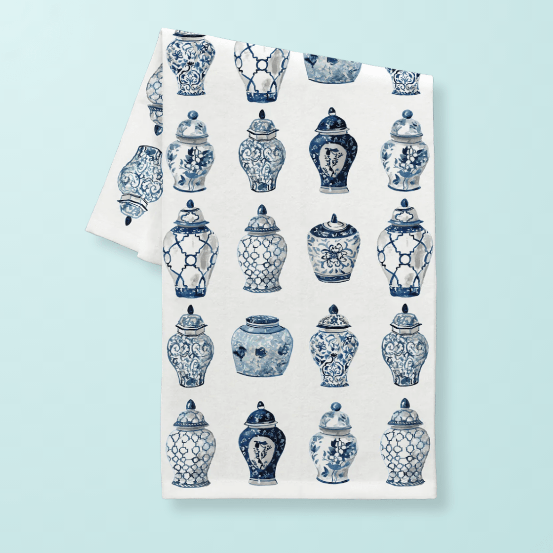 Ginger Jars Tea Towel Tea Towels La Vie Bien Ginger Jars Tea Towel