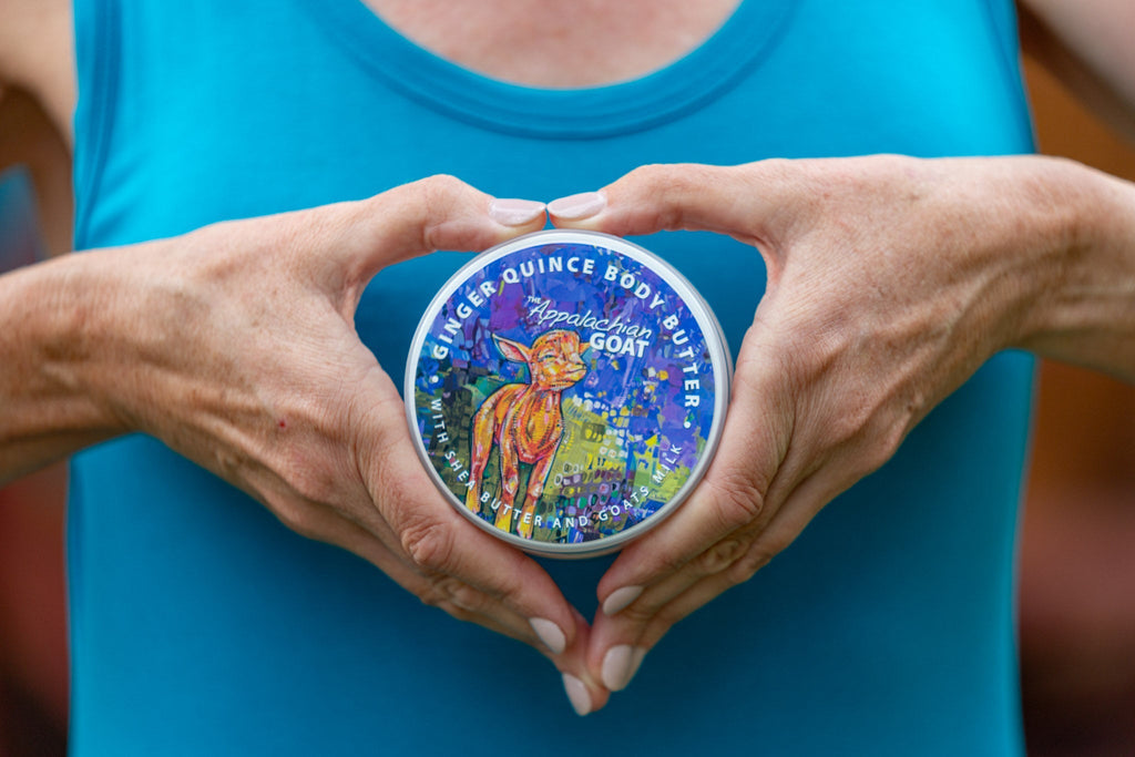 GINGER QUINCE GOATS MILK BODY BUTTER THE APPALACHIAN GOAT La Vie Bien GINGER QUINCE GOATS MILK BODY BUTTER
