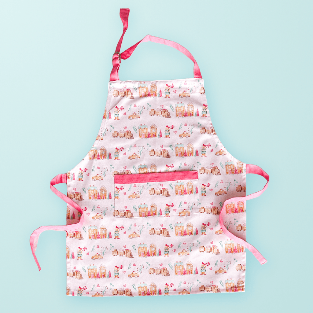 Gingerbread Village Apron | Mommy + Me Apron La Vie Bien Gingerbread Village Apron | Mommy + Me