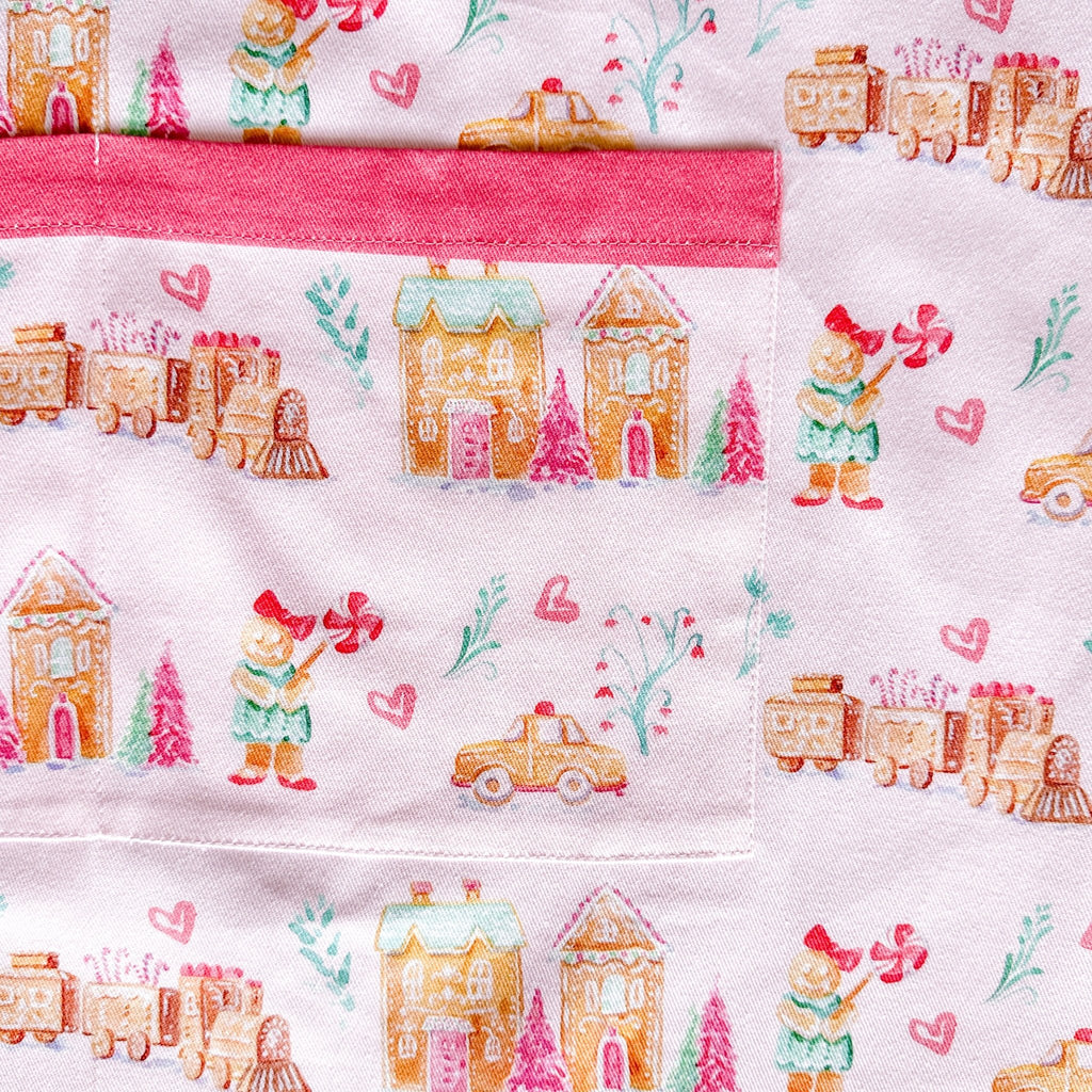 Gingerbread Village Apron | Mommy + Me Apron La Vie Bien Gingerbread Village Apron | Mommy + Me