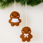 Mini Gingerbread Person Ornament by Upavim Crafts