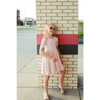 Gingham All Day Bamboo Twirl Dress by Polished Prints