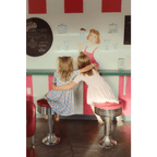 Gingham All Day Bamboo Twirl Dress by Polished Prints