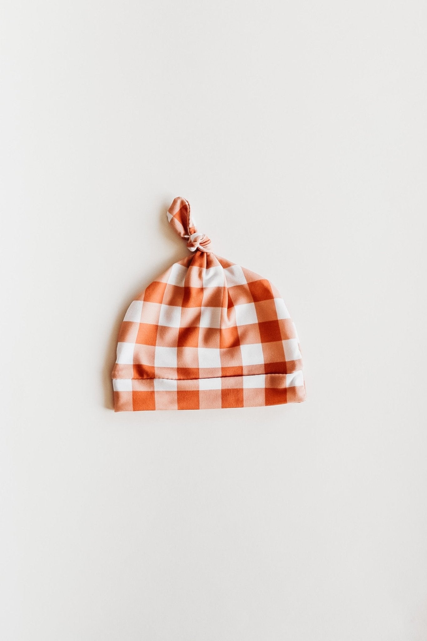 Gingham Knotted Hat La Vie Bien Gingham Knotted Hat