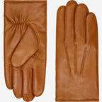Giovanni (cognac) - Classic Italian lambskin leather gloves with cashmere lining winter gloves La Vie Bien Giovanni (cognac) - Classic Italian lambskin leather gloves with cashmere lining