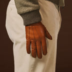 Giovanni (cognac) - Classic Italian lambskin leather gloves with cashmere lining winter gloves La Vie Bien Giovanni (cognac) - Classic Italian lambskin leather gloves with cashmere lining