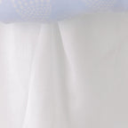Girls Royal Blue Printed Kaftan Dress(MKG023)