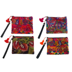 Gitana Huipil Upcycled Wristlet - Guatemala Bags La Vie Bien Gitana Huipil Upcycled Wristlet - Guatemala
