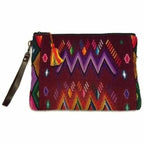 Gitana Huipil Upcycled Wristlet - Guatemala Bags La Vie Bien Gitana Huipil Upcycled Wristlet - Guatemala
