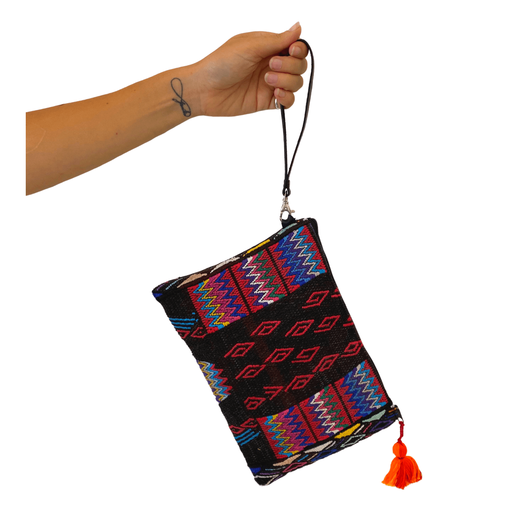 Gitana Huipil Upcycled Wristlet - Guatemala Bags La Vie Bien Gitana Huipil Upcycled Wristlet - Guatemala