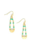 Gladiolus Crystal Earrings by Fair Anita