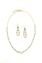 Gladiolus Crystal Necklace