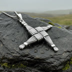 Glan Large Saint Brigid's Cross Pendant La Vie Bien Glan Large Saint Brigid's Cross