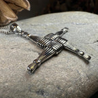 Glan Large Saint Brigid's Cross Pendant La Vie Bien Glan Large Saint Brigid's Cross