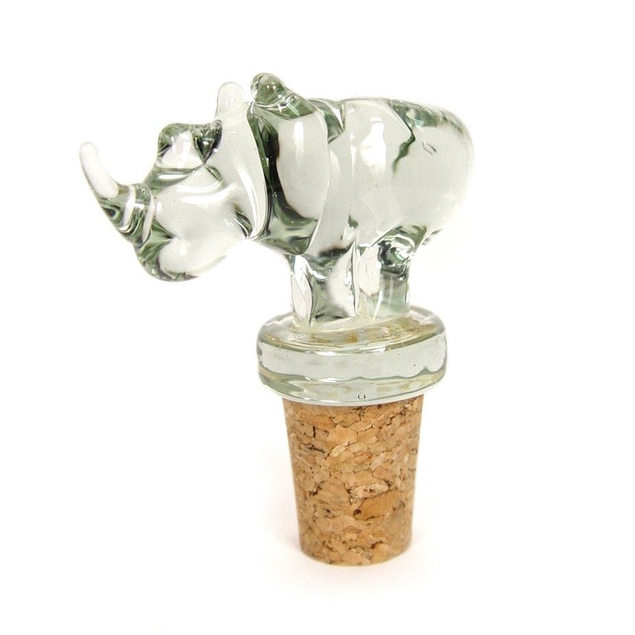 Glass Animal Wine Stoppers La Vie Bien Glass Animal Wine Stoppers