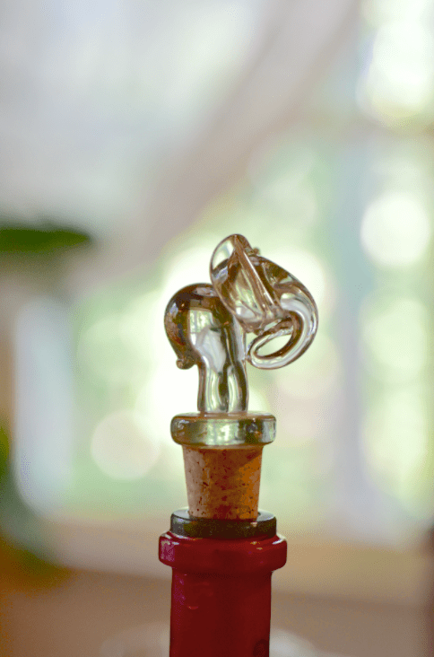 Glass Animal Wine Stoppers La Vie Bien Glass Animal Wine Stoppers